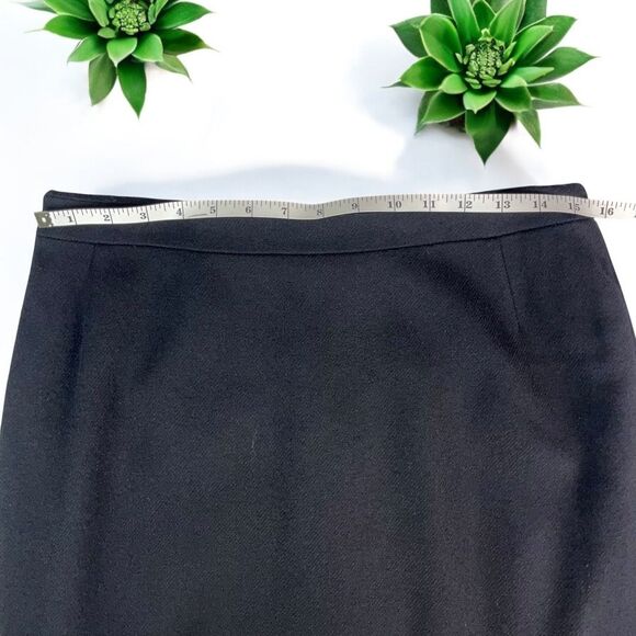 Marta Palmieri Vintage Italian Wool Pencil Skirt in Black - Picture 9 of 11